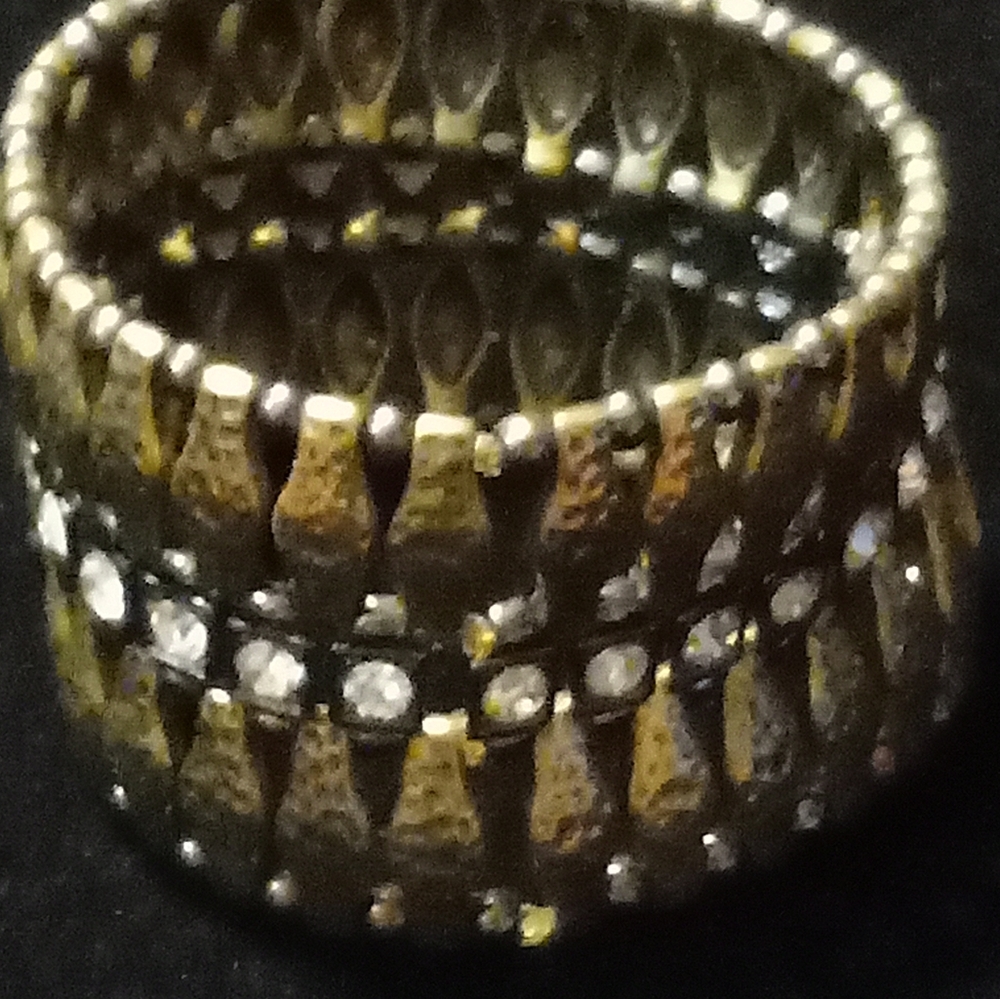 Premier Gold Tone and crystal bracelet